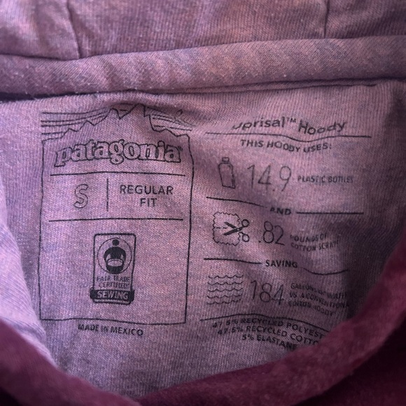 Patagonia Burgundy Hoodie - Picture 3 of 6